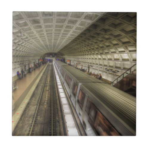 Washington DC Metro Train Station Tile
