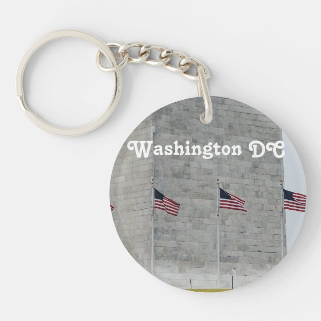 Washington DC Monument Keychain (Front)