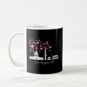 Washington Dc Monuments Memorials Cherry Blossoms Coffee Mug