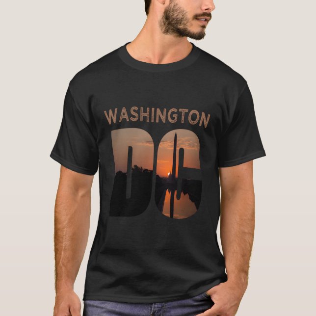 Washington Dc Monut Skyline Vacation T-Shirt (Front)