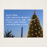 Washington DC National Christmas Tree Dusk