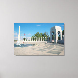 Washington, DC, National WWII Memorial Canvas Print