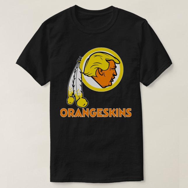 Washington DC Orangeskins Team Logo v1 Classic T S T-Shirt (Design Front)