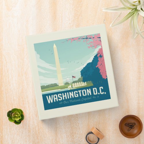 Washington DC  Our Nations Capital 3 Ring Binder