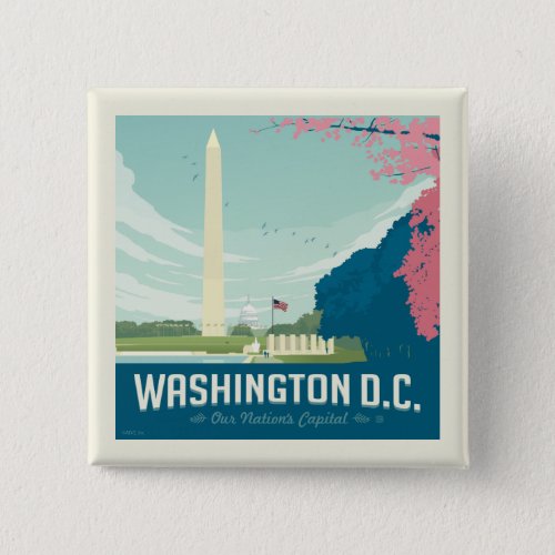 Washington DC  Our Nations Capital Button