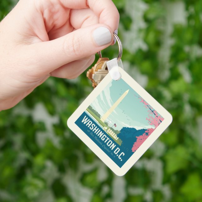 Washington DC | Our Nation's Capital Keychain (Hand)