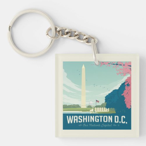 Washington DC  Our Nations Capital Keychain