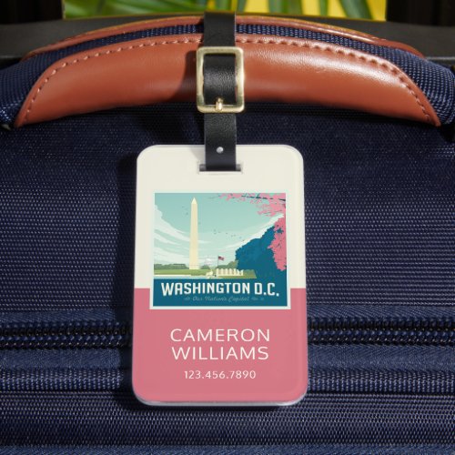 Washington DC  Our Nations Capital Luggage Tag