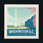 Washington DC | Our Nation's Capital Magnet<br><div class="desc">Anderson Design Group is an award-winning illustration and design firm in Nashville,  Tennessee. Founder Joel Anderson directs a team of talented artists to create original poster art that looks like classic vintage advertising prints from the 1920s to the 1960s.</div>