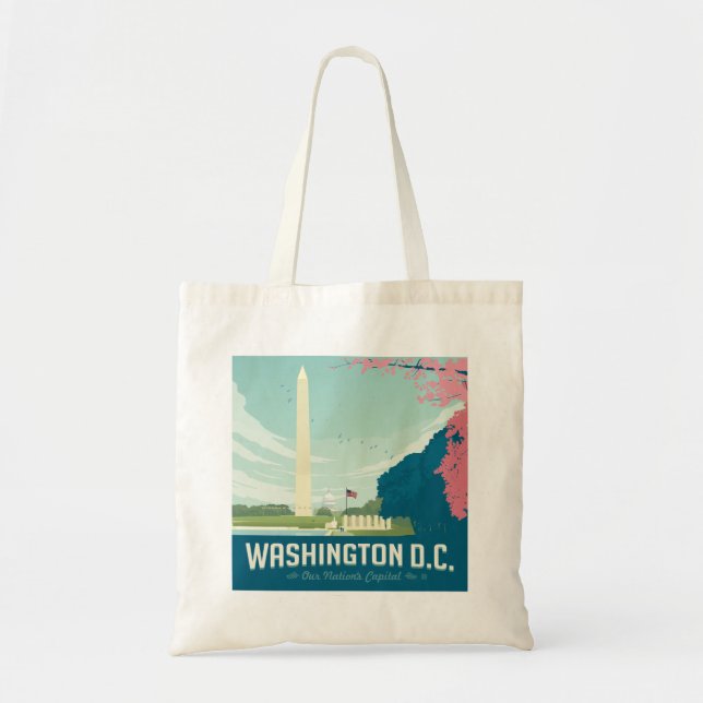 Washington DC | Our Nation's Capital Tote Bag (Front)