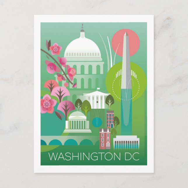 Washington DC Postcard (Front)
