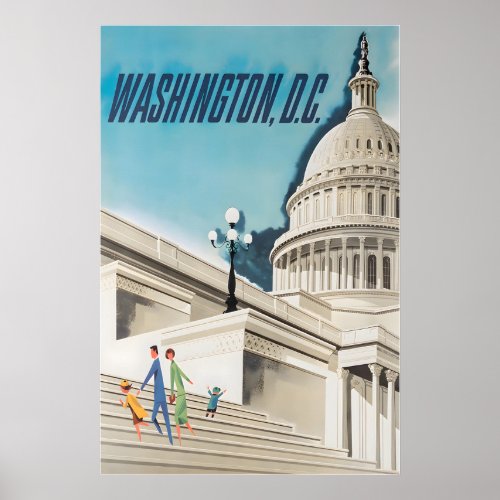 Washington DC Print District of Columbia Poster Ar