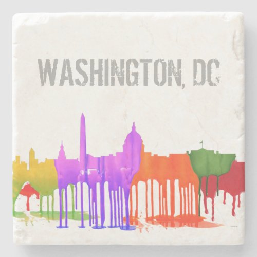 WASHINGTON DC PUDDLES _ STONE COASTER