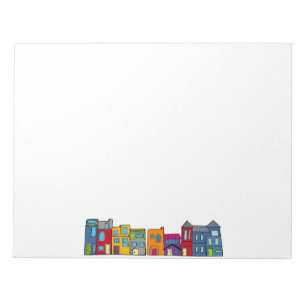 Washington DC Row House Notepad