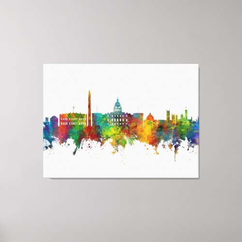 Washington DC Skyline Canvas Print