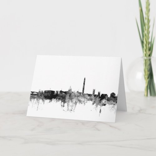 Washington DC Skyline Card