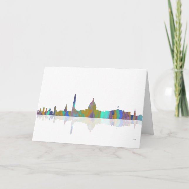 Washington, DC Skyline Card (Front)