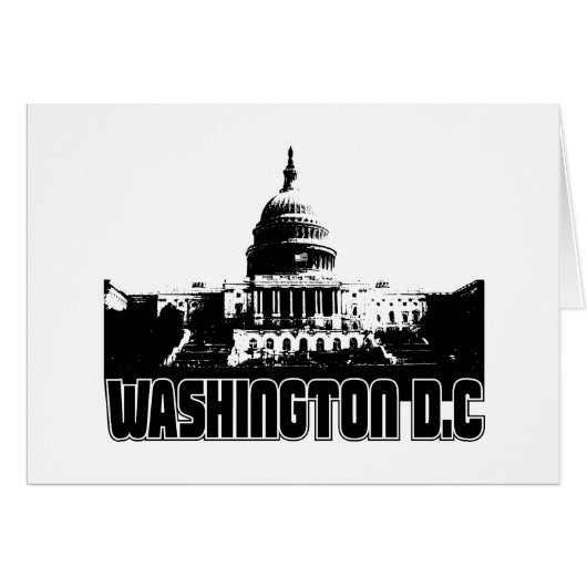 Washington DC Skyline Cards (Front Horizontal)