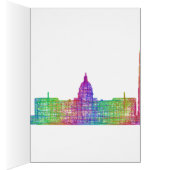 Washington DC skyline Cards (Inside (Right))