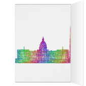 Washington DC skyline Cards (Inside (Left))