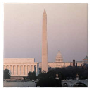 Washington, DC Skyline Ceramic Tile