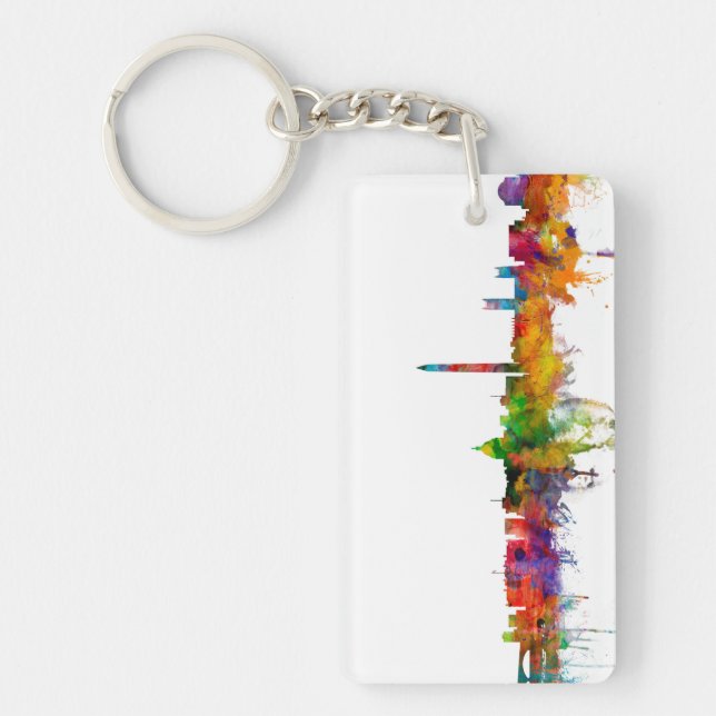 Washington DC Skyline Keychain (Front)
