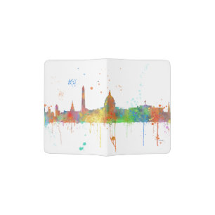 WASHINGTON DC SKYLINE PASSPORT HOLDER