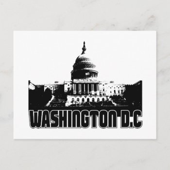 Washington Dc Skyline Postcard by TurnRight at Zazzle