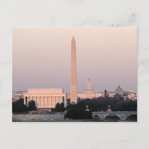 Washington DC Skyline Postcard