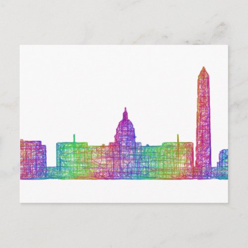 Washington DC skyline Postcard