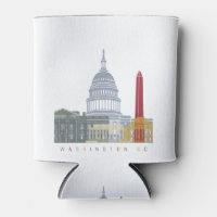 Washington DC skyline poster