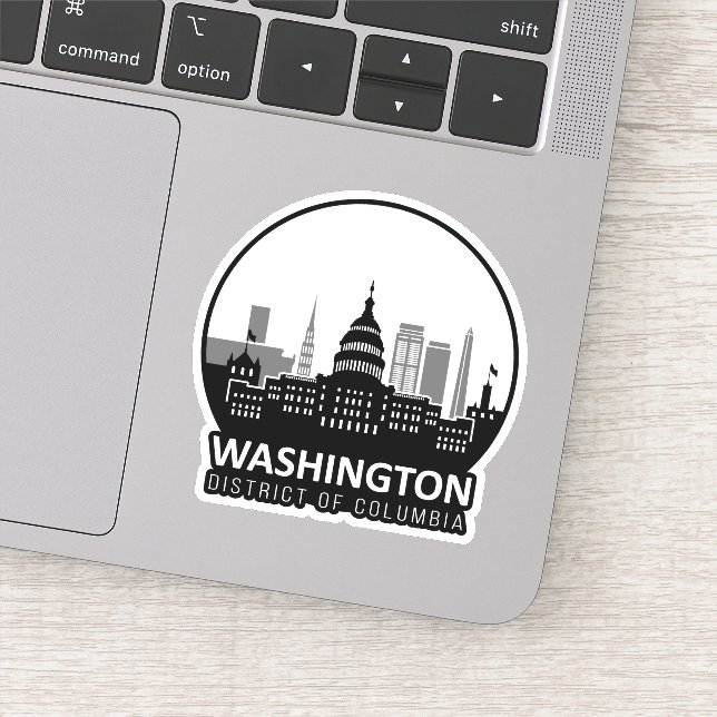 Washington DC Skyline Sticker (Detail)