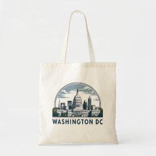 Washington DC Skyline Tote Bag
