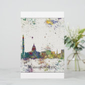 WASHINGTON DC skyline, Washington DC Print (Standing Front)
