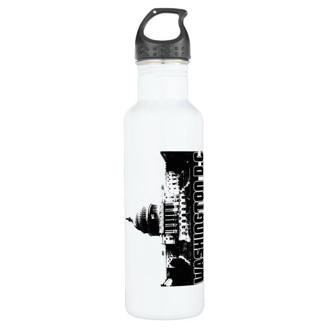 Washington DC Skyline Water Bottle (Front)