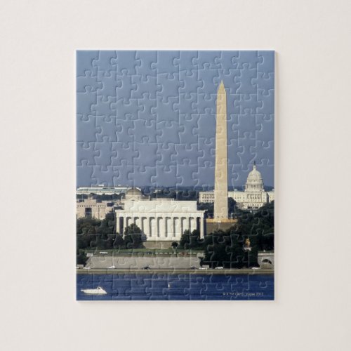 Washington DC Skyline with US Capitol Building 2 Jigsaw Puzzle