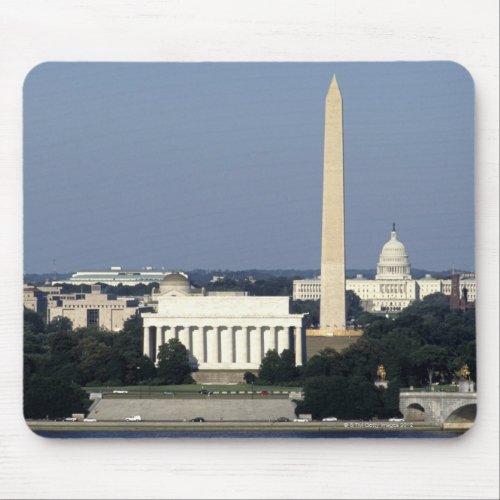 Washington DC Skyline with US Capitol Building 2 Mouse Pad