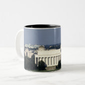 Washington DC Skyline with US Capitol Building 2 Two-Tone Coffee Mug (Front Left)