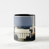 Washington DC Skyline with US Capitol Building 2 Two-Tone Coffee Mug (Center)