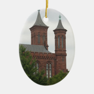 Washington DC Smithsonian Castle Ornament