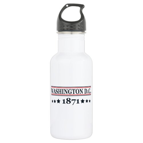 washington dc stainless steel water bottle