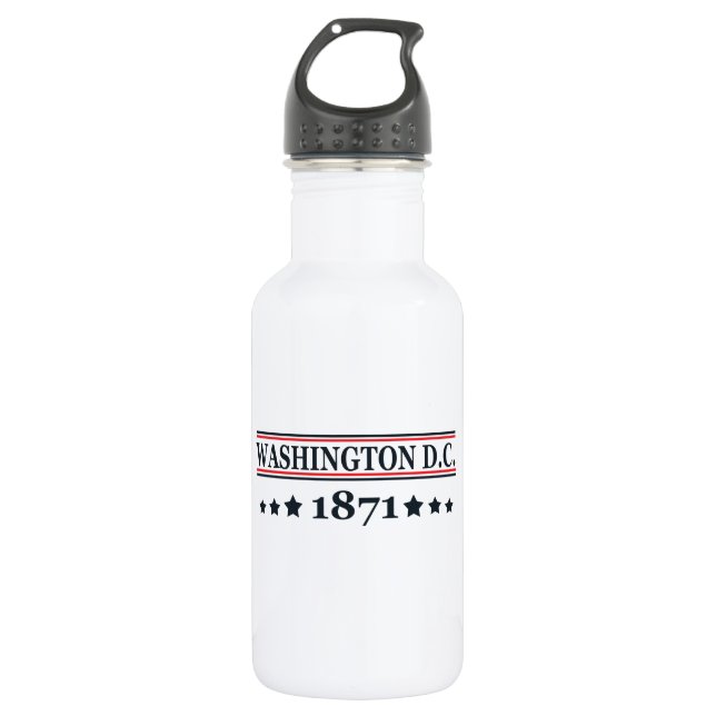 Washington dc stainless steel water bottle (Front)