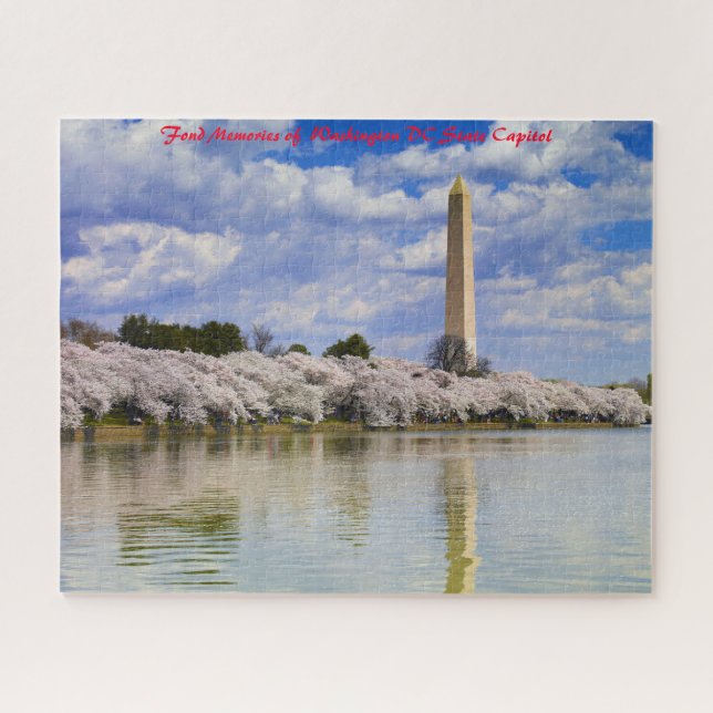 Washington DC. State Capital.Christmas Greetings J Jigsaw Puzzle (Horizontal)