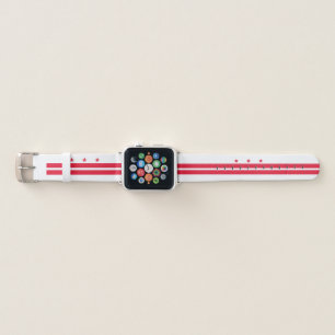 Washington DC State Flag Apple Watch Band