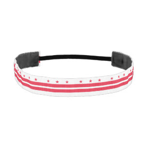 Washington DC State Flag Athletic Headband