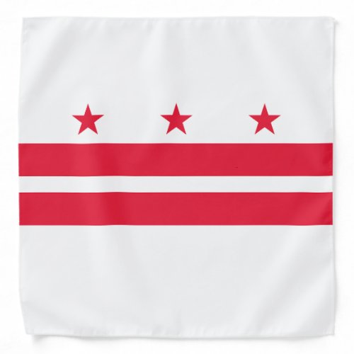 Washington DC State Flag Bandana