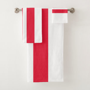 Washington DC State Flag Bath Towel Set