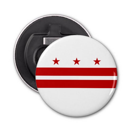 Washington DC State Flag Bottle Opener