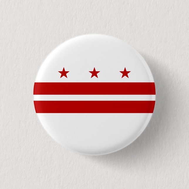 Washington DC State Flag Button (Front)