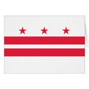 Washington DC State Flag Cards